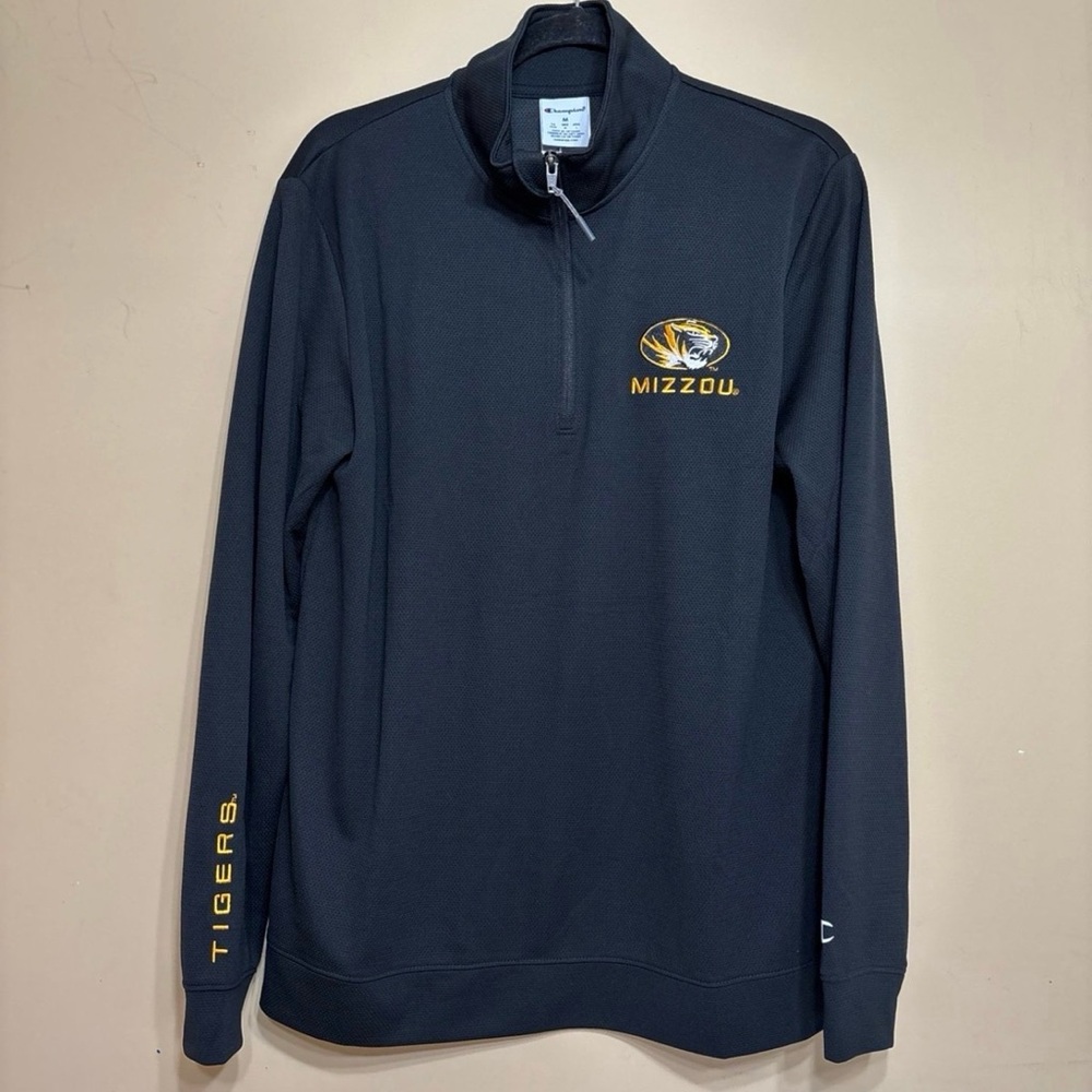 Champion University of Missouri 1/4  Zip Pullover Size Medium